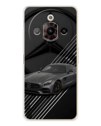 Чехол для ZTE Nubia Focus Pro с картинкой «Mercedes AMG — графика»