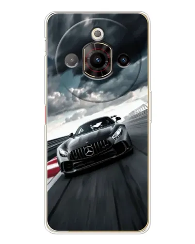 Чехол для ZTE Nubia Focus Pro с картинкой «Гоночный Mercedes AMG»