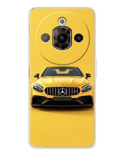 Чехол для ZTE Nubia Focus Pro с картинкой «Желтый Mercedes GT»