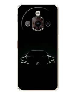 Чохол для ZTE Nubia Focus Pro з картинкою «Mercedes — силует авто»