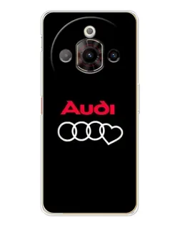 Чехол для ZTE Nubia Focus Pro с картинкой «Логотип Audi Heart»