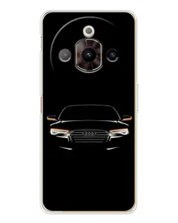 Чехол для ZTE Nubia Focus Pro с картинкой «Audi — ночной контур»