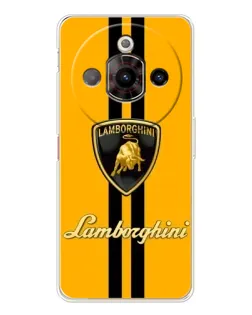 Чохол для ZTE Nubia Focus Pro з картинкою «Lamborghini Stripe жовтий»