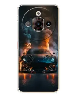Чохол для ZTE Nubia Focus Pro з картинкою «Lamborghini димна естетика»