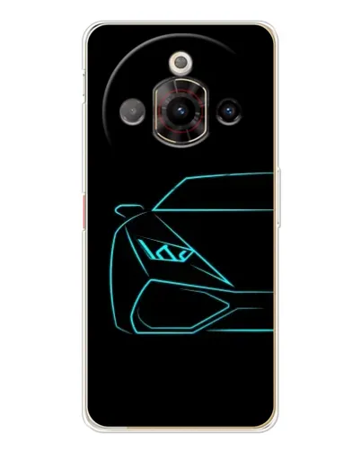 Чохол для ZTE Nubia Focus Pro з картинкою «Блакитний силует Lamborghini» Чохол для ZTE Nubia Focus Pro з картинкою «Блакитний силует Lamborghini»