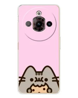 Чохол для ZTE Nubia Focus Pro з картинкою «Pusheen та печиво»