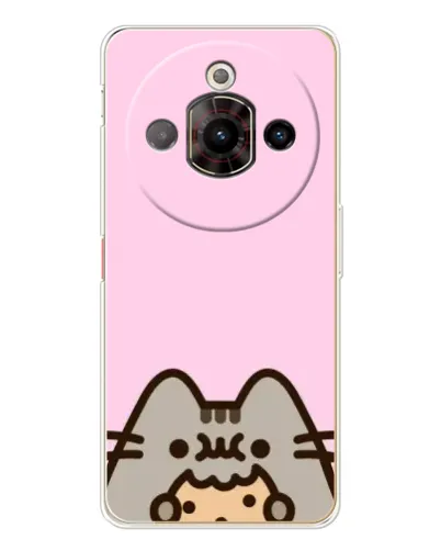 Чехол для ZTE Nubia Focus Pro с картинкой «Pusheen и печенье» Чехол для ZTE Nubia Focus Pro с картинкой «Pusheen и печенье»