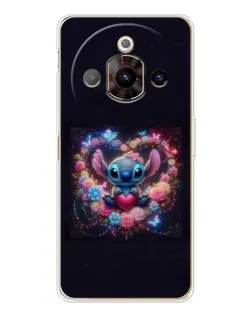 Чохол для ZTE Nubia Focus Pro з картинкою «Stitch у квітах»