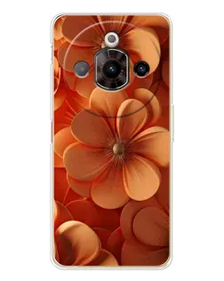 Чехол для ZTE Nubia Focus Pro с картинкой «Оранжевый макро цветок» Чехол для ZTE Nubia Focus Pro с картинкой «Оранжевый макро цветок»