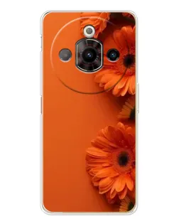 Чехол для ZTE Nubia Focus Pro с картинкой «Оранжевые герберы» Чехол для ZTE Nubia Focus Pro с картинкой «Оранжевые герберы»