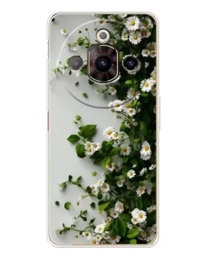 Чехол для ZTE Nubia Focus Pro с картинкой «Ветка мелких белых цветов» Чехол для ZTE Nubia Focus Pro с картинкой «Ветка мелких белых цветов»