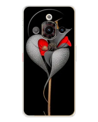 Чехол для ZTE Nubia Focus Pro с картинкой «Серебряный фантазийный цветок» Чехол для ZTE Nubia Focus Pro с картинкой «Серебряный фантазийный цветок»