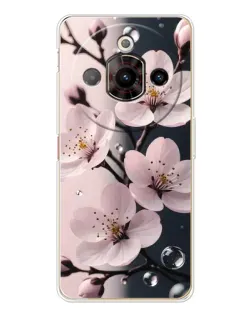 Чехол для ZTE Nubia Focus Pro с картинкой «Нежная сакура и капли» Чехол для ZTE Nubia Focus Pro с картинкой «Нежная сакура и капли»