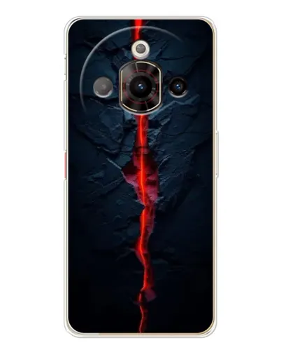 Чехол для ZTE Nubia Focus Pro с картинкой «Kрасная лавовая трещина» Чехол для ZTE Nubia Focus Pro с картинкой «Kрасная лавовая трещина»