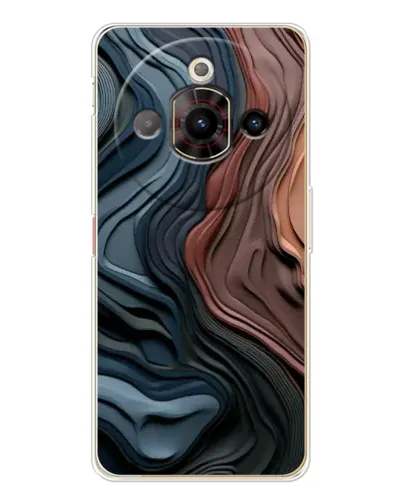 Чехол для ZTE Nubia Focus Pro с картинкой «Цветные волны каньона» Чехол для ZTE Nubia Focus Pro с картинкой «Цветные волны каньона»