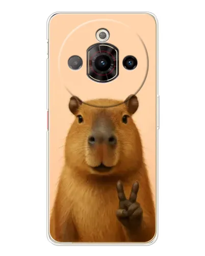 Чохол для ZTE Nubia Focus Pro з картинкою «Капібара вікторія»