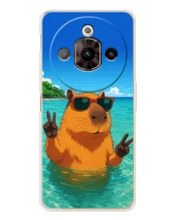 Чохол для ZTE Nubia Focus Pro з картинкою «Морська капібара»