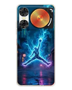 Чохол для ZTE Nubia Music 2 з картинкою «Jordan Gold Jumpman»