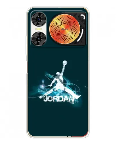 Чохол для ZTE Nubia Music 2 з картинкою «Jordan Blue Fire»