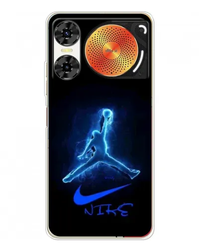 Чохол для ZTE Nubia Music 2 з картинкою «Jordan Neon Blue»