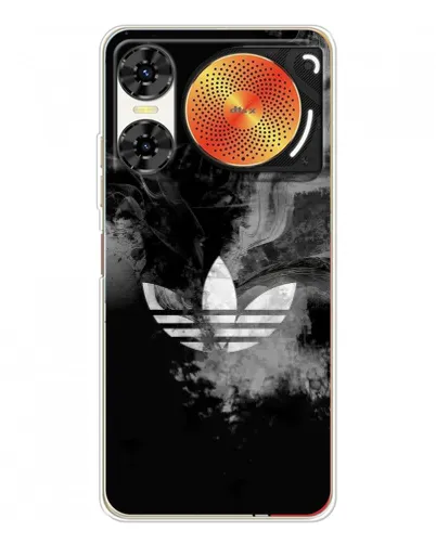 Чохол для ZTE Nubia Music 2 з картинкою «Абстрактний дим Adidas»