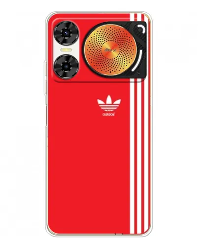 Чохол для ZTE Nubia Music 2 з картинкою «Червоний мінімалізм Adidas»