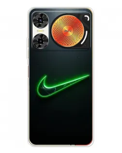 Чохол для ZTE Nubia Music 2 з картинкою «Неоновий контур Nike»