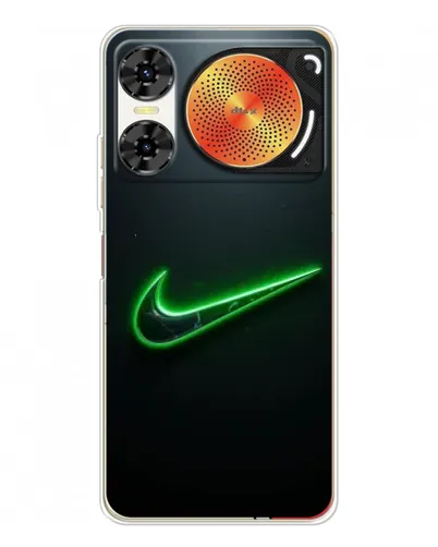 Чохол для ZTE Nubia Music 2 з картинкою «Неоновий контур Nike»