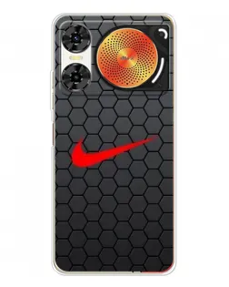 Чохол для ZTE Nubia Music 2 з картинкою «Nike — карбонова сітка»