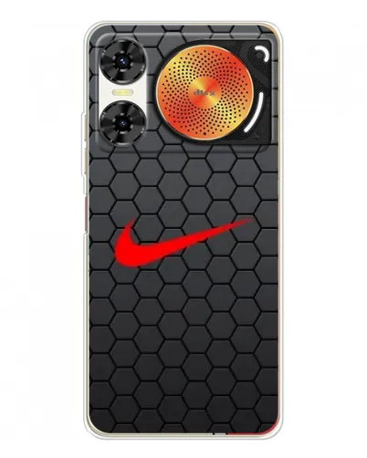 Чохол для ZTE Nubia Music 2 з картинкою «Nike — карбонова сітка»