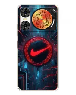 Чохол для ZTE Nubia Music 2 з картинкою «Техногенний стиль Nike»