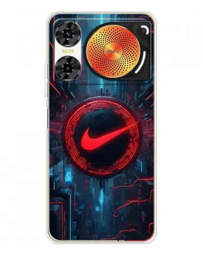 Чохол для ZTE Nubia Music 2 з картинкою «Техногенний стиль Nike»