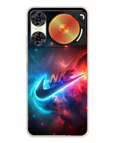 Чохол для ZTE Nubia Music 2 з картинкою «Вогняний логотип Nike»