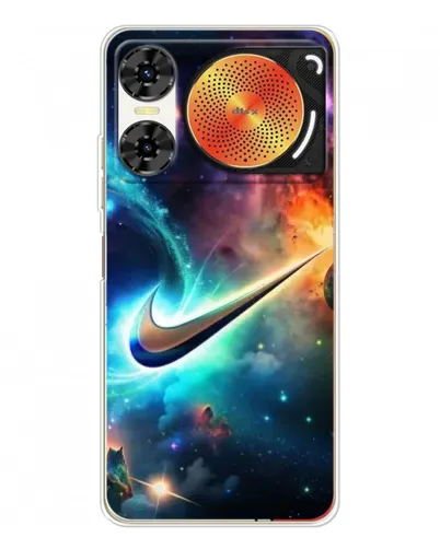 Чохол для ZTE Nubia Music 2 з картинкою «Космічний Nike Swoosh»
