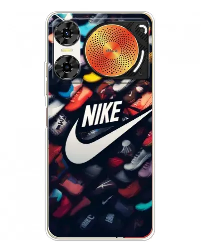 Чохол для ZTE Nubia Music 2 з картинкою «Колекція кросівок Nike»