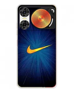 Чехол для ZTE Nubia Music 2 с картинкой «Синий пульс Nike» Чехол для ZTE Nubia Music 2 с картинкой «Синий пульс Nike»