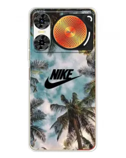 Чехол для ZTE Nubia Music 2 с картинкой «Тропический принт Nike» Чехол для ZTE Nubia Music 2 с картинкой «Тропический принт Nike»