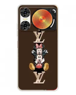Чехол для ZTE Nubia Music 2 с картинкой «LV и Микки Маус»