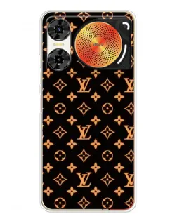Чехол для ZTE Nubia Music 2 с картинкой «Золотая монограмма LV»