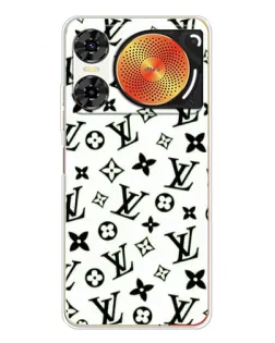 Чехол для ZTE Nubia Music 2 с картинкой «Монохромный хаос LV»