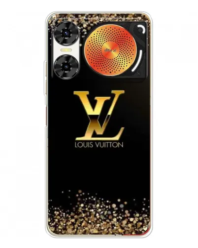 Чехол для ZTE Nubia Music 2 с картинкой «LV — золотые искры» Чехол для ZTE Nubia Music 2 с картинкой «LV — золотые искры»
