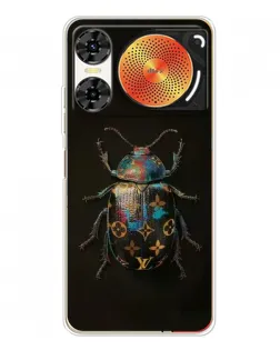 Чехол для ZTE Nubia Music 2 с картинкой «LV — мраморный принт»