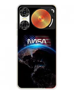 Чехол для ZTE Nubia Music 2 с картинкой «Земля из космоса NASA»