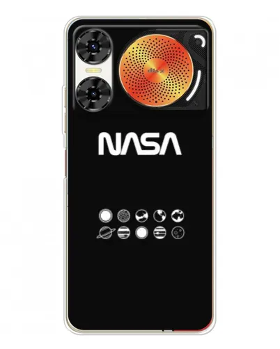 Чехол для ZTE Nubia Music 2 с картинкой «NASA — технический принт» Чехол для ZTE Nubia Music 2 с картинкой «NASA — технический принт»