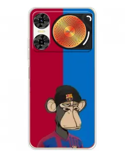 Чохол для ZTE Nubia Music 2 з картинкою «Bored Ape — фанат Барси»