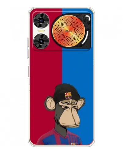 Чохол для ZTE Nubia Music 2 з картинкою «Bored Ape — фанат Барси»