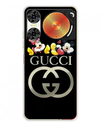 Чехол для ZTE Nubia Music 2 с картинкой «Gucci — герои Disney»