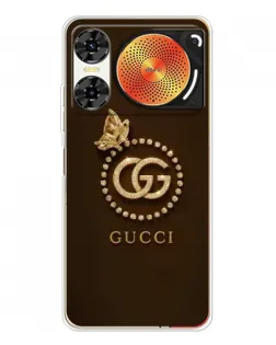 Чехол для ZTE Nubia Music 2 с картинкой «Gucci — золотая бабочка» Чехол для ZTE Nubia Music 2 с картинкой «Gucci — золотая бабочка»