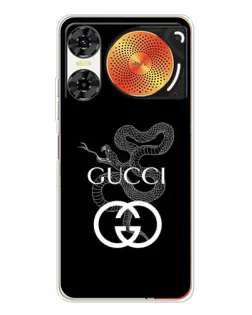 Чехол для ZTE Nubia Music 2 с картинкой «Gucci — серебряная змея» Чехол для ZTE Nubia Music 2 с картинкой «Gucci — серебряная змея»