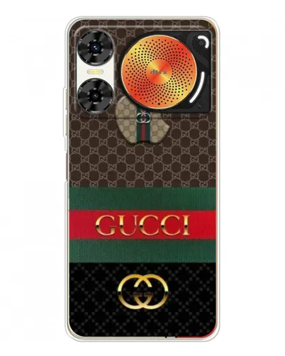 Чехол для ZTE Nubia Music 2 с картинкой «Gucci — брендированный десерт»